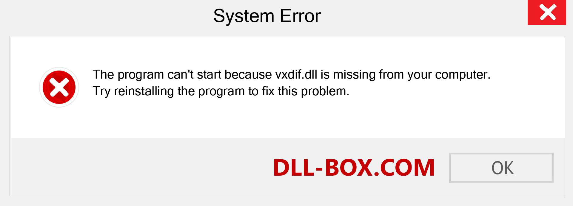  vxdif.dll file is missing?. Download for Windows 7, 8, 10 - Fix  vxdif dll Missing Error on Windows, photos, images